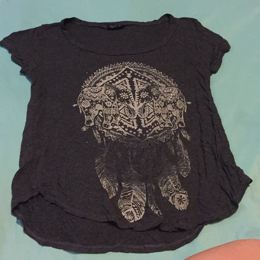 Elephant flowy shirt